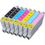 Pack de 7 Epson T0487 cartouches d'encre compatibles (Ink Hero)