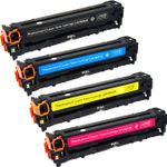 Pack de 4 HP 125A toner compatibles (Ink Hero)