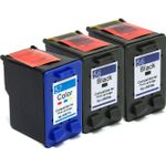 Pack de 3 HP 56 & 57 cartouches d'encre compatibles (Ink Hero)