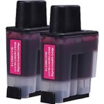 Pack de 2 Brother LC900M cartouches d'encre compatibles magenta (Ink Hero)