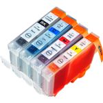 Pack de 4 Canon CLI-8 cartouches d'encre compatibles (Ink Hero)