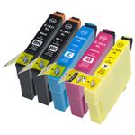 Pack de 5 Epson 16XL XXL cartouches d'encre compatibles haute capacité (Ink Hero)