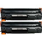 Pack de 2 HP 83X (CF283X) toner compatibles haute capacité noir (Ink Hero)