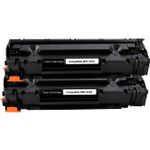 Pack de 2 HP 36A (CB436A) toner compatibles noir (Ink Hero)