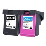 Pack de 2 HP 901XL cartouches d'encre compatibles haute capacité (Ink Hero)