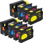 Pack de 8 HP 932XL & 933XL cartouches d'encre compatibles haute capacité (Ink Hero)