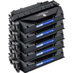 Pack de 5 HP 80X (CF280X) toner compatibles haute capacité noir (Ink Hero)