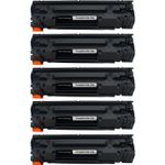 Pack de 5 HP 78A (CE278A) toner compatibles noir (Ink Hero)