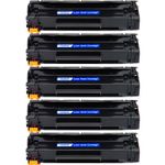 Pack de 5 HP 85A (CE285A) toner compatibles noir (Ink Hero)