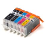 Pack de 6 Canon PGI-550XL & CLI-551XL cartouches d'encre compatibles haute capacité (Ink Hero)