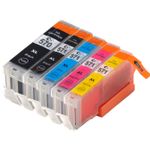 Pack de 5 Canon PGI-570XL & CLI-571XL cartouches d'encre compatibles haute capacité (Ink Hero)