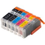 Pack de 6 Canon PGI-570XL & CLI-571XL cartouches d'encre compatibles haute capacité (Ink Hero)