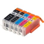 Pack de 5 Canon PGI-580XXL & CLI-581XXL cartouches d'encre compatibles super haute capacité (Ink Hero)