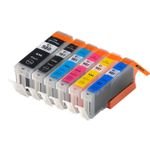 Pack de 6 Canon PGI-580XXL & CLI-581XXL cartouches d'encre compatibles super haute capacité (Ink Hero)