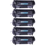 Pack de 5 Canon 703 toner compatibles noir (Ink Hero)