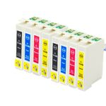 Pack de 8 Epson T0715 cartouches d'encre compatibles (Ink Hero)