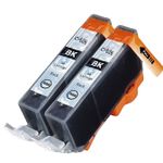 Pack de 2 Canon CLI-526BK cartouches d'encre compatibles noir (Ink Hero)