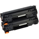 Pack de 2 Canon 725 toner compatibles noir (Ink Hero)