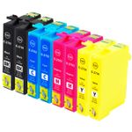 Pack de 8 Epson 27XL cartouches d'encre compatibles haute capacité (Ink Hero)