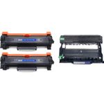 Pack de 3 Brother TN2420 & DR2400 toner & tambour compatibles haute capacité (Ink Hero)