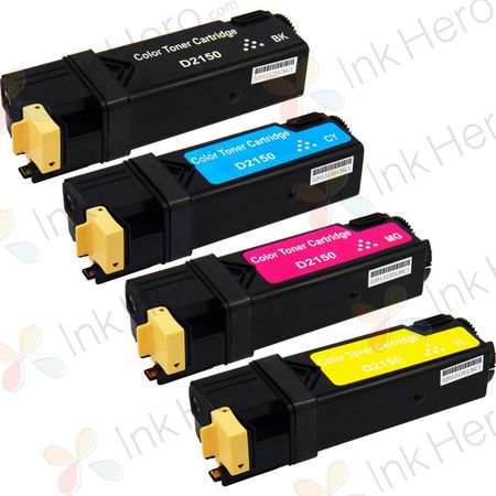 Pack de 4 Dell 2150 / 2155 toner compatibles haute capacité (Ink Hero)