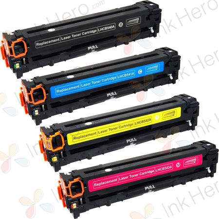 Pack de 4 HP 125A toner compatibles (Ink Hero)