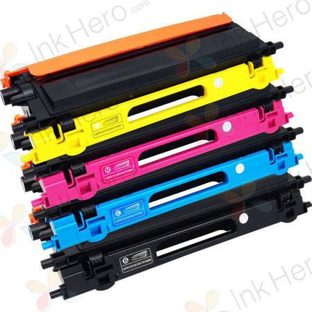 Pack de 4 Brother TN135 (TN130) toner compatibles haute capacité (Ink Hero)