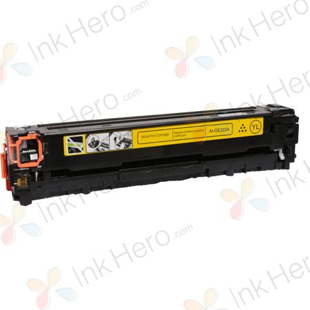 HP 128A (CE322A) toner compatible jaune (Ink Hero)