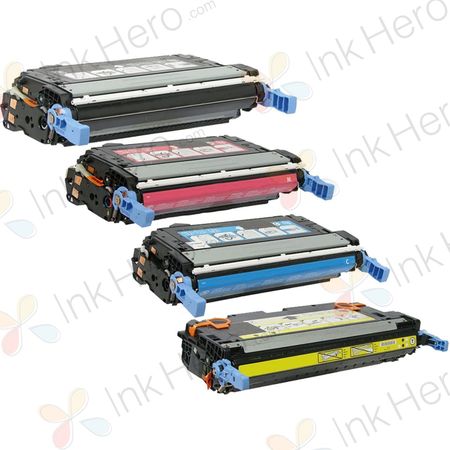 Pack de 4 HP 643A toner compatibles (Ink Hero)