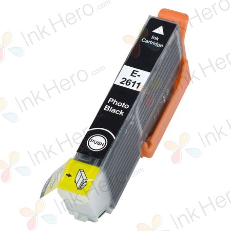 Epson 26XL cartouche d'encre compatible haute capacité noir photo (Ink Hero)