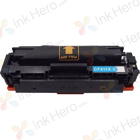 HP 410X (CF411X) toner compatible haute capacité cyan (Ink Hero)