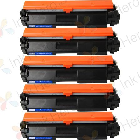 Pack de 5 Canon 051H (2169C002) toner compatibles haute capacité noir (Ink Hero)