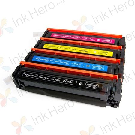 Pack de 4 HP 203A toner compatibles (Ink Hero)