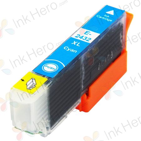 Epson 24XL cartouche d'encre compatible haute capacité cyan (Ink Hero)