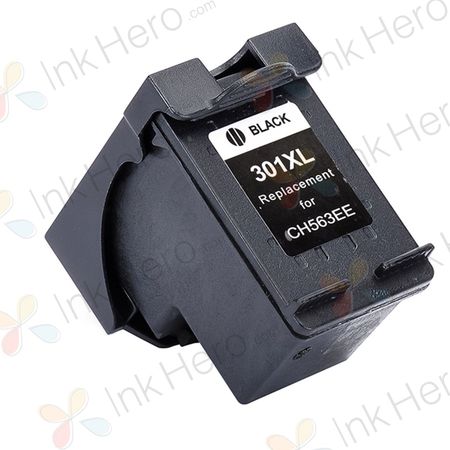 HP 301XL (CH563EE) cartouche d'encre compatible haute capacité noir (Ink Hero)