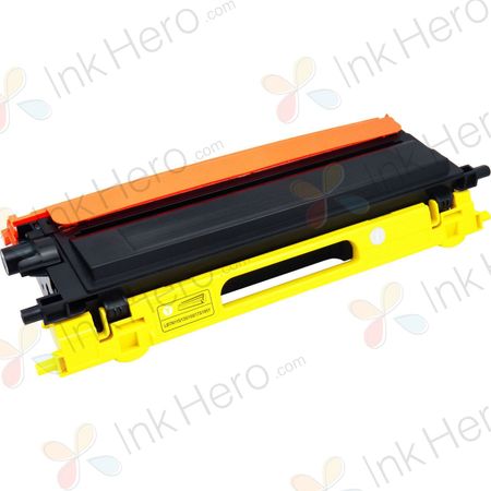 Brother TN135Y (TN130Y) toner compatible haute capacité jaune (Ink Hero)