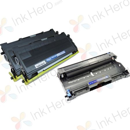 Pack de 3 Brother TN2000 & DR2000 toner & tambour compatibles (Ink Hero)