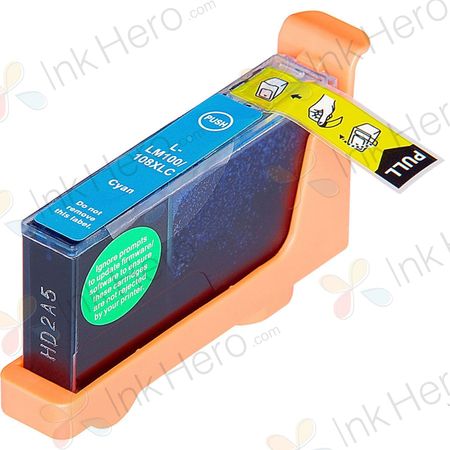 Lexmark 100XL (14N1069E) cartouche d'encre compatible haute capacité cyan (Ink Hero)