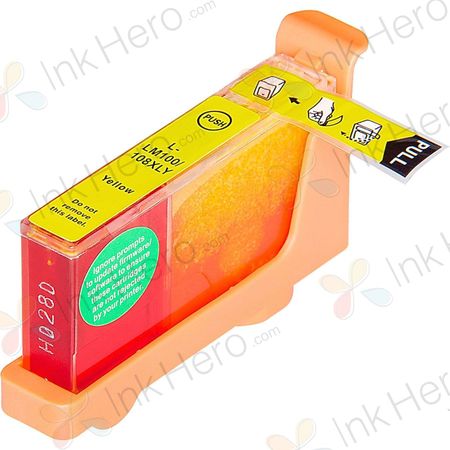 Lexmark 100XL (14N1071E) cartouche d'encre compatible haute capacité jaune (Ink Hero)