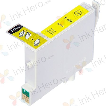 Epson T0484 cartouche d'encre compatible jaune (Ink Hero)