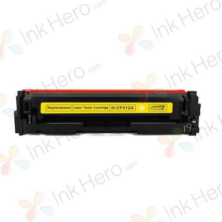 HP 410A (CF412A) toner compatible jaune (Ink Hero)