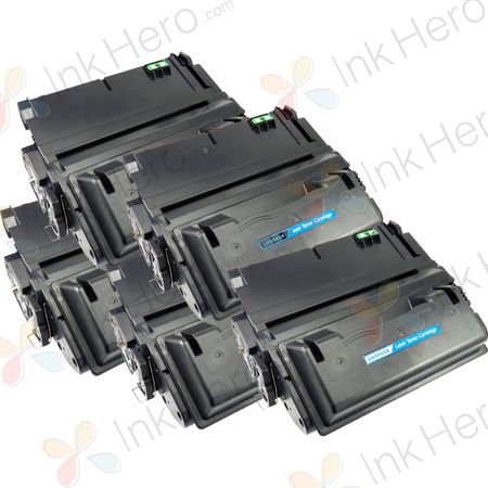 Pack de 5 HP 45A (Q5945A) toner compatibles noir (Ink Hero)