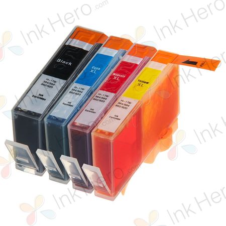 Pack de 4 HP 920XL cartouches d'encre compatibles haute capacité (Ink Hero)