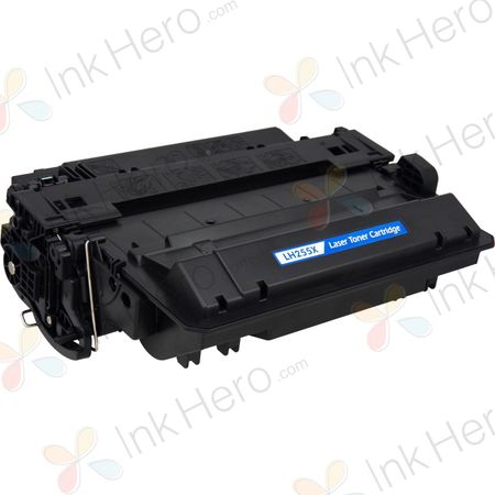 HP 55X (CE255X) toner compatible haute capacité noir (Ink Hero)