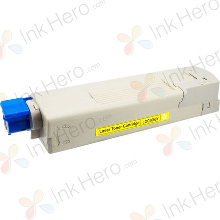 OkiData C5650 / C5750 (43872305) toner compatible haute capacité jaune (Ink Hero)