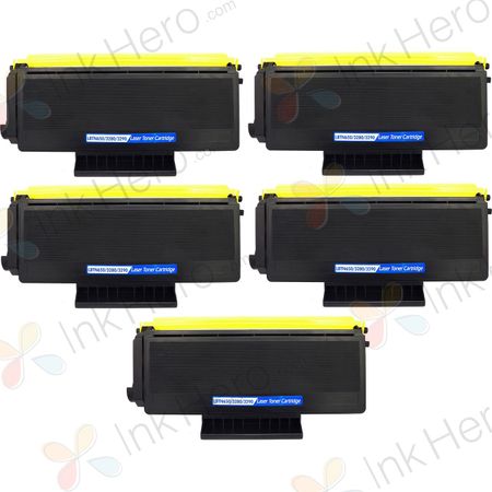 Pack de 5 Brother TN3280 (TN3230) toner compatibles haute capacité noir (Ink Hero)