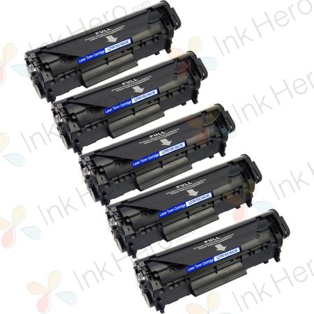 Pack de 5 Canon FX-10 (0263B002AA) toner compatibles noir (Ink Hero)