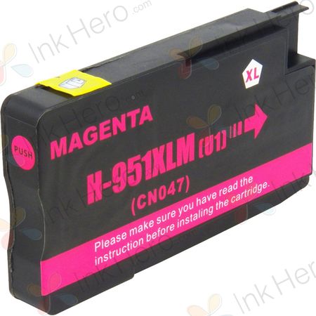 HP 951XL (CN047AE) cartouche d'encre compatible haute capacité magenta (Ink Hero)