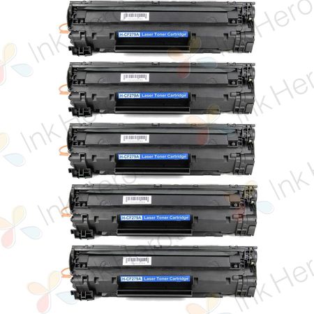 Pack de 5 HP 79A (CF279A) toner compatibles noir (Ink Hero)