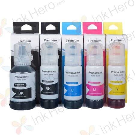 Pack de 5 Epson 105 / 106 cartouches d'encre compatibles (Ink Hero)